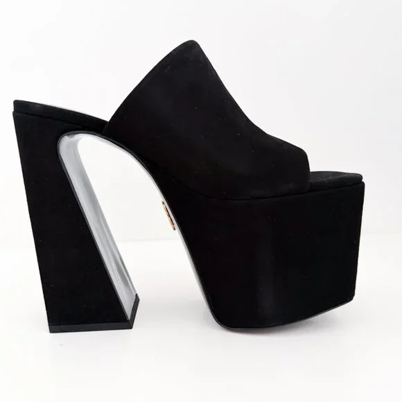 Brandon Blackwood Harlo Mule Platform Sandal - Picture 7 of 16